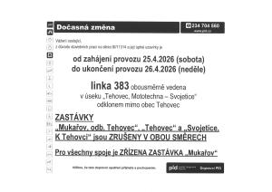 Dočasná změna